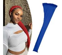 Hair Weave Sleeve for Locs, Hairweave Sleeve for Locs with Drawstring, Hairweave Sleeve for Women, Fashionable Design, Haircare for Wig, Breathable Stretchy with Elastic (Blue, 1)