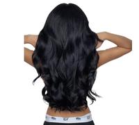 Hair Wigs Black Brown Synthetic Wig in Long Curly Hair Fashion Full Head Set High Temperature Silk Chemical Fiber Big Wave