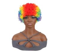 Hair Wigs Fluffy small curly headband colored wig cover
