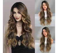 Hair Wigs Gradient Long Wave Wig With A Feminine Feel And A Large At The Waist(A)