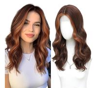 Hair Wigs Ladies' High-temperature Wig Forehead Small Lace Mid Roll Hair Cover(Natural)