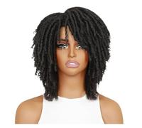 Hair Wigs Wig Women Spiral Roll Full Head Cover Personalized Styling(Black)