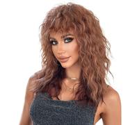 Hair Wigs Women's Natural Fluffy Bangs, Full Head Covers, Wigs, Versatile Hairstyles For Daily Use During The Mid To Long Holidays