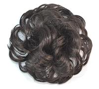 hair worn in a bun or coil Synthetic Chignon 1Pcs Messy Hair Bun Hair Scrunchies Extension Curly Wavy Messy For Women Girls bun(Y397)