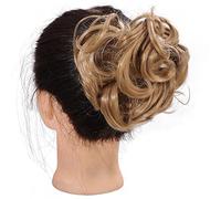 hair worn in a bun or coil Synthetic Straight Elastic Hair Bun Extensions Hairpieces Clip In Claw Hair Bun Synthetic Chignon Claw Clip With Hair Attached bun(Y253)