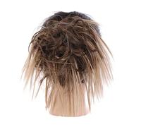 hair worn in a bun or coil Synthetic Tousled Updo Messy Bun Hair Pieces Hair Scrunchies Extensions with Elastic Band Ponytails Hair Extensions for Women bun(16)