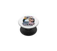 Hair Would Only Slow Me Down Bald Funny Men America PopSockets Adhesive PopGrip