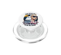Hair Would Only Slow Me Down Bald Funny Men America PopSockets PopGrip for MagSafe