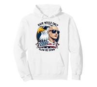 Hair Would Only Slow Me Down Bald Funny Men America Pullover Hoodie