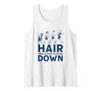 Hair Would Only Slow Me Down Bald Runner Evolution Father Tank Top