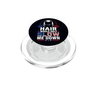 Hair Would Only Slow Me Down, Funny Bald Father's Day Joke PopSockets PopGrip for MagSafe