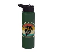 Hair Would Only Slow Me Down Funny Bald Stainless Steel Insulated Water Bottle