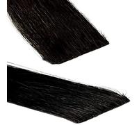 hair2heart 30 x REMY Invisible Tape In Hair Extensions - #1b - 24-Inch, 0.0749 kg