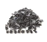 hair2heart Keratin replacement bondings for extensions - Black Nuggets, Rebonds for hair extensions - 100 pieces, durable and reliable in application - Invisible connections