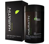 HAIRATIN Building Fibers for Thinning Hair, Dark Brown, 28G - Achieve Fuller, Natural Looking Results, Instantly Conceals Hair Loss in 10 Seconds, Thickener & Bald Spot Cover Up for Men & Women
