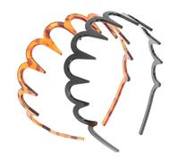 Hairband,2pcs Toothed Headband Comb Zigzag Headbands Zigzag Hair Band Hair Headbands 90s Headband Wavy Headband Effortless Hairband Hair Accessory Non Slip Headbands Wavy Teeth Hair Hoop