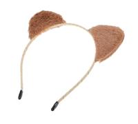 Hairband,Cat Ears Hairband Washing Face Plush Ears Cosplay Headband Make Up Head Band Cat Headband For Washing Face Cat Ear Headband Skin Care Headband(Khaki)