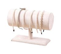 Hairband Organizer, Luxurious Velvet Finish, Vertical Hair Accessory, Display Stand, Jewelry Bracelet Caddy, Girls Vanity Decor, Home Office Study Zone, Dormitory Apartment Use