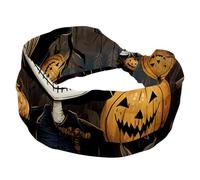 Hairbands for Women, Wide Headbands, Stretchy Headband, Halloween Scarecrow Elastic Head Wrap Hair Accessories, Twisted Cross Hairband