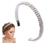 Hairbands Women Headband Rhinestone Wide Hair Band Bridal Wedding Fashion Bling Sparkly Diamond Crystal Headbands 2206