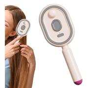 Hairbrush Mister Tool - Red Light Styling Comb, Mist Spray Electric Brush with Comfortable Handle Design, Smooth Detangling Function, Ideal for Home Spa Hair Cleaning Styling