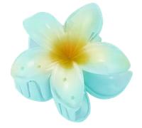 Hairclip Flower Hawaii Blue