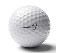 Haircut Barber Scissors Purple Fire Tie-Dye Golf Balls Rubber Practice for Training for Backyard Beginner