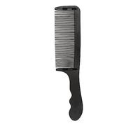 Haircut Curved Comb, S Shape Curved Hair Cutting Comb Professional Different Cutting Length Flat Top Multifunctional Hairdressing Tool Lightweight for Salon (Black)