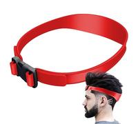Haircut Guide - Curved Silicone Haircut Headband Template for Hair Cutting | Reusable Neckline Shaving Tool for Skin Fade Guidelines, Haircuts, Beard Lineups & Home Barber Styling