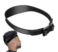 Haircut Guide for Men - Curved Silicone Headband Neckline Shaving Template, High Elastic DIY Hair Trimming Guide | for Home Fades & Tapering, Adjustable Hands-Free Design for Adults & Kids
