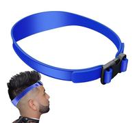 Haircut Guide for Men - Curved Silicone Headband Neckline Shaving Template, High Elastic DIY Hair Trimming Guide | for Home Fades & Tapering, Adjustable Hands-Free Design for Adults & Kids