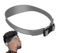 Haircut Guide, Non-Slip Curved Silicone Haircut Bands, Cut Out Shaving Stencil, Curved Soft Silicone Haircut Bands for Cutting Shaving, Hair Cutting Tool
