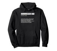Hairdresser Dad Definition Funny Salon Barber Pullover Hoodie