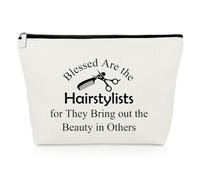 Hairdresser Gifts Hairstylist Makeup Bag Hair Stylist Gifts Cosmetology Graduation Gift Hair Dresser Gift Thank You Gifts Cosmetic Bag Christmas Birthday Gift for Barber Hairapist Travel Pouch