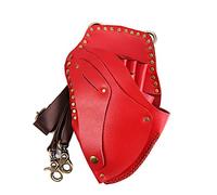 Hairdresser Hair Stylist Barber'S Scissor Pouch Holster...(Red)
