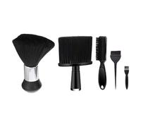 Hairdresser Neck Brush, Soft Hairdresser Hair Brush, Professional Barber Dust Hair Brush, Hairdressing Brush, Neck Brush Set, Hair Accessories, Hair Cleaning, Dust Removal, Pack of 5
