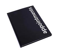 Agenda Appointment Book 6 Column Black