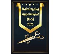 Hairdressing Appointment Book 2026: Daily Planner-1 Page/Day for 2 Employees | Client Appointment Scheduler for Hairdressers, Barbers, and Beauty ... AM to 9:00 PM with 15/30/45 Minute | A4 Size