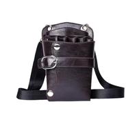 Hairdressing Barber Hair Scissor Holster Pouch Holder Tool Salon Waist Pack Belt PU Leather Bag(D)