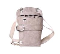 Hairdressing Barber Hair Scissor Holster Pouch Holder Tool Salon Waist Pack Belt PU Leather Bag(E)