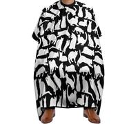 Hairdressing Cape Cute Cats Professional Salon Gowns Adjustable Hair Colouring Cape For Coloring Family Salons