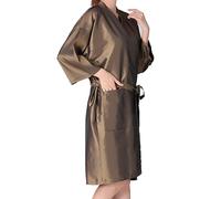 Hairdressing Cape, Pet Grooming Coveralls with Kimono Cut Adjustable Belt Waterproof Lightweight Stylist Jacket for Salon Use, Cosmetology Uniform wi