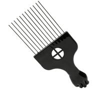 Hairdressing Combs，1 Piece Afro Fork Comb Stainless Steel Wide Teeth Brush Metal Pins Hair Styling Tools Insert Curly