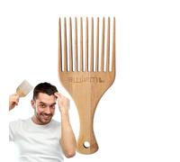 Hairdressing Hairdresser - in Organic Handle, Volumizing Wide Tooth, Anti-Tug Brush | Static-free Styling Tool, Friendly Grooming Aid, Mainte Pick
