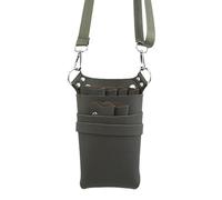 Hairdressing kit， Adjustable Belt for Storing Hairdressing Tools Scissors Clips Holster Combs High Capa Barber Bag(108)
