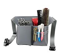Hairdressing kit， Barber Scissors Bag Waist Pack Pouch Hairdressing Hair Salon(Grijs)