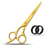 Hairdressing Scissor Hair Scissor 6.5" Lefty for Professional Hairdressers Barbers Stainless Steel Multi Color Hair Cutting Shears for Salon, Men, Women, Children and Adults Sold by WISHBEAUTY