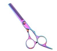Hairdressing Scissors 6.0'' Professional Hair Scissors Cutting Shears Thinning Hairdressing Haircut Razor Comb Set Salon Barber Home(Color 10)