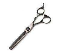 Hairdressing Scissors 6 Inch - Professional Japanese 9CR Stainless Steel Hair Cutting Shears for Salon and Barber Use,Black,B