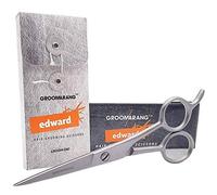 Hairdressing Scissors Groomarang ‘Edward’ Barber Scissors - Professional Hair Cutting Scissor for Hair & Beard Styling, Trimming & Grooming - Made from German Stainless Steel